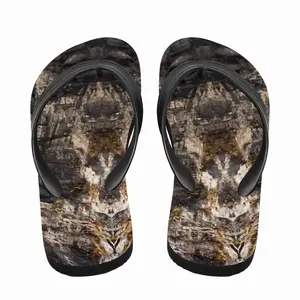 Men Stone Face Flip Flop Slippers