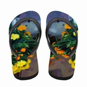 Men Flowers In The House Of The Artist Flip Flop Slippers