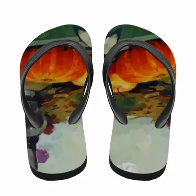 Men Autumn Still Life Flip Flop Slippers