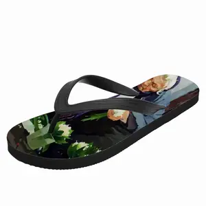 Men Lviv Flower Saleswoman Flip Flop Slippers