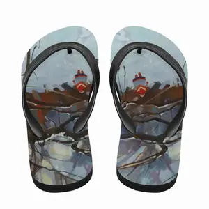 Men The Sun Has Set Flip Flop Slippers