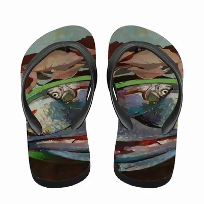 Men Fresh Fish Flip Flop Slippers