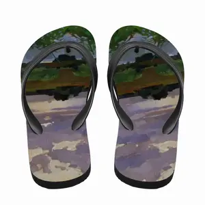 Men The Sky Above The Saksagan River Flip Flop Slippers