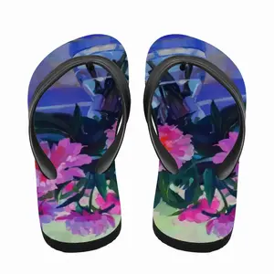 Men Peonies Flip Flop Slippers