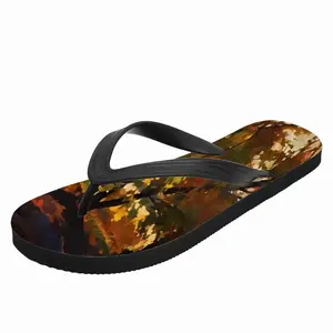 Men Autumn Sunset Flip Flop Slippers