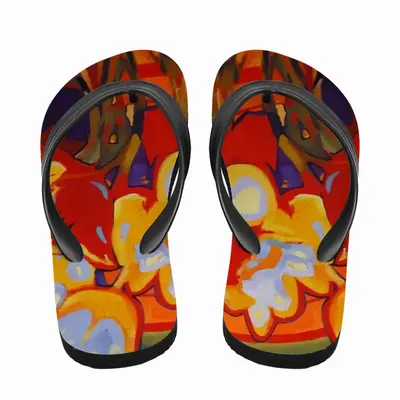 Men Tulips Flip Flop Slippers