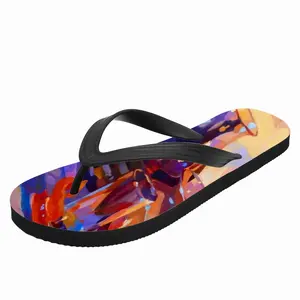 Men Glass Flip Flop Slippers