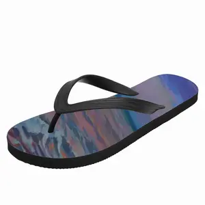 Men Sunset On The Sea Flip Flop Slippers