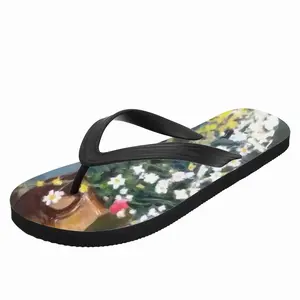 Men Flowers Flip Flop Slippers