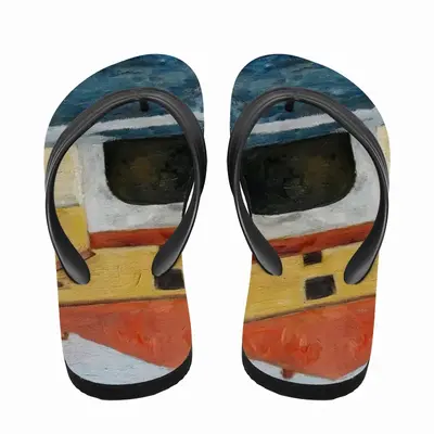 Men Stone Gate Flip Flop Slippers