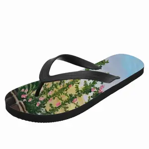 Men Roses Flip Flop Slippers