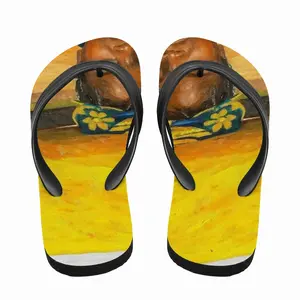 Men African Girls Flip Flop Slippers