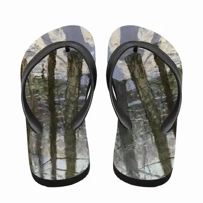 Men Sparkling Snow Flip Flop Slippers