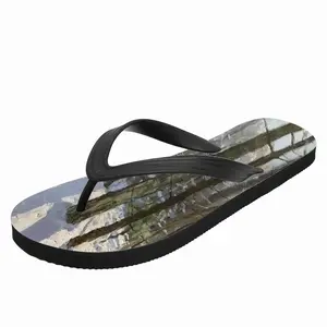 Men Sparkling Snow Flip Flop Slippers