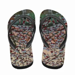 Men Mountain Ash In The Snow Flip Flop Slippers