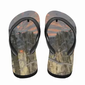 Men Sunset January Flip Flop Slippers