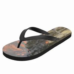 Men Sunset January Flip Flop Slippers