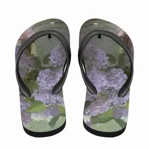 Men A Bouquet Of Lilacs Flip Flop Slippers