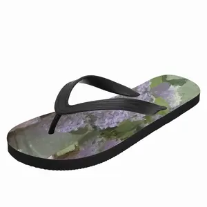 Men A Bouquet Of Lilacs Flip Flop Slippers