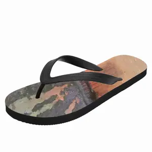 Men Thaw Darkens Oil On Flip Flop Slippers