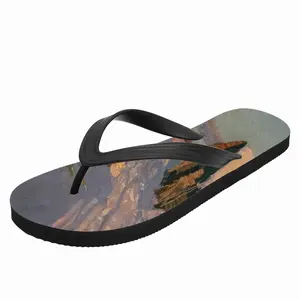 Men Winter Evening Shadows Flip Flop Slippers