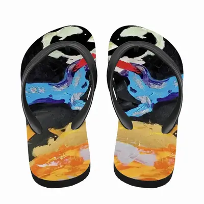 Men Happy Dog Flip Flop Slippers