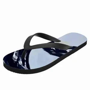 Men Wildness In Bw Flip Flop Slippers