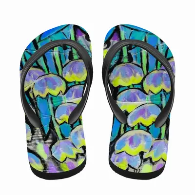 Men Morning Sun In Tulips Flip Flop Slippers