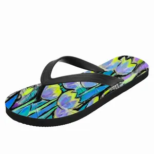 Men Morning Sun In Tulips Flip Flop Slippers