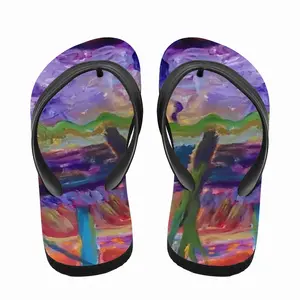 Men Landscape Flip Flop Slippers