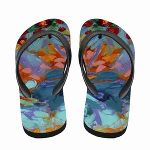 Men Flowerbed Of Flowers-2 Flip Flop Slippers