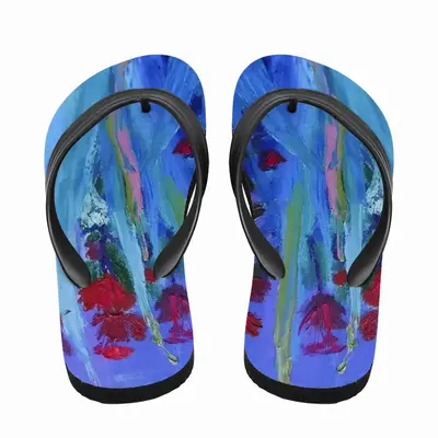 Men Flower Bed Flip Flop Slippers