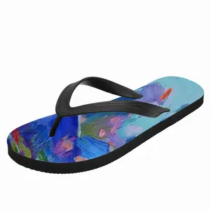 Men Morning In The Village Flip Flop Slippers