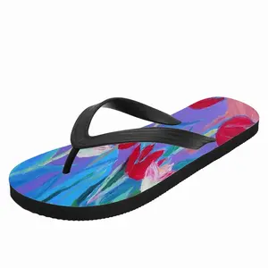 Men Harmony Of Pink And Blue Flip Flop Slippers