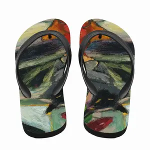 Men The Cat Cleopatra Flip Flop Slippers