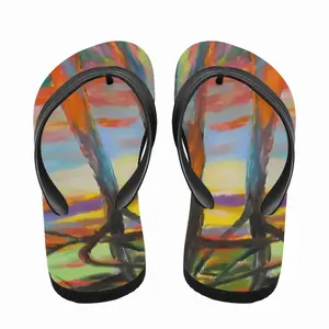 Men Two Trees Flip Flop Slippers