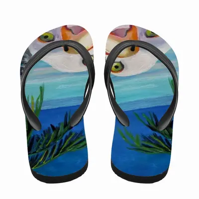 Men Seagull Beach Mob Flip Flop Slippers