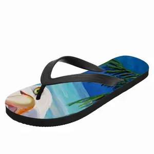 Men Seagull Beach Mob Flip Flop Slippers