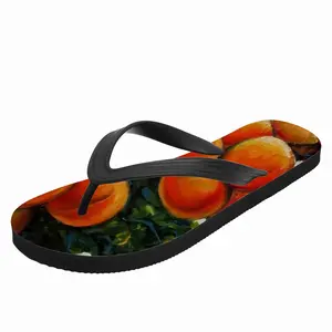 Men Apricots In The Garden Flip Flop Slippers