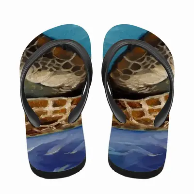 Men Caribbean Turtle Flip Flop Slippers