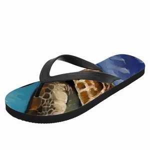 Men Caribbean Turtle Flip Flop Slippers