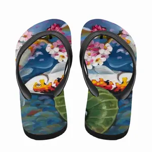 Men Romance In The Water Flip Flop Slippers