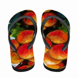 Men Apricot Tree Flip Flop Slippers