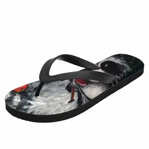 Men Raccoon Celebrating Apples Harvest Ii Flip Flop Slippers