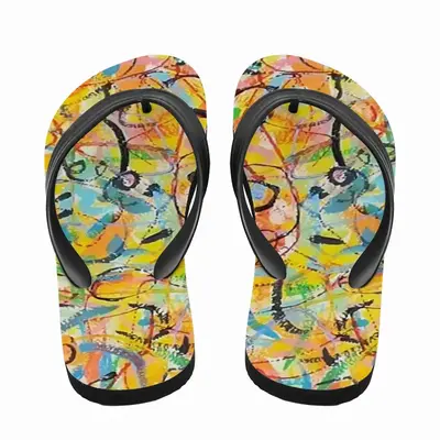 Men Good Vibes Leaks Flip Flop Slippers