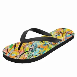 Men Good Vibes Leaks Flip Flop Slippers