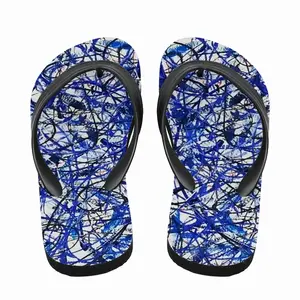 Men Blue Blood Flip Flop Slippers