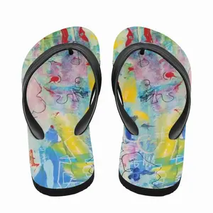 Men Seahorse Flip Flop Slippers