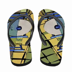 Men Santorini Oia The Terrace Flip Flop Slippers