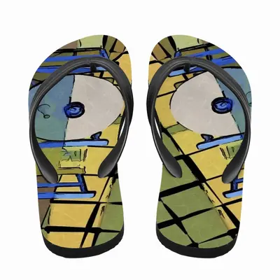 Men Santorini Oia The Terrace Flip Flop Slippers